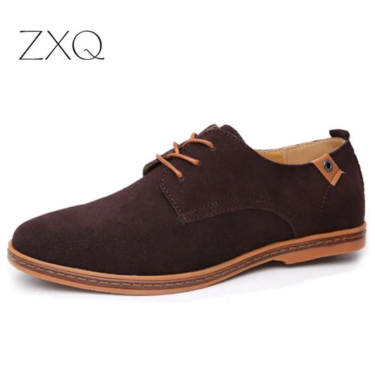Suede Oxfords Boys Men Leather Shoes - # 	BOAA73610002
