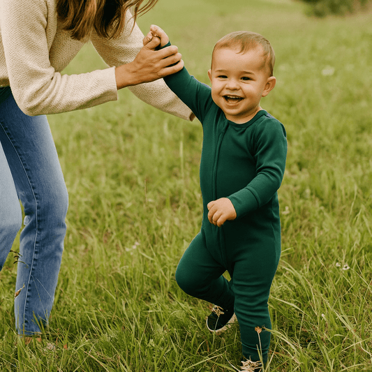 Hunter Green Convertible Romper