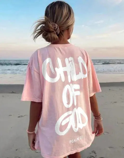 Child Of God Print T-shirt - # BOAA13510039