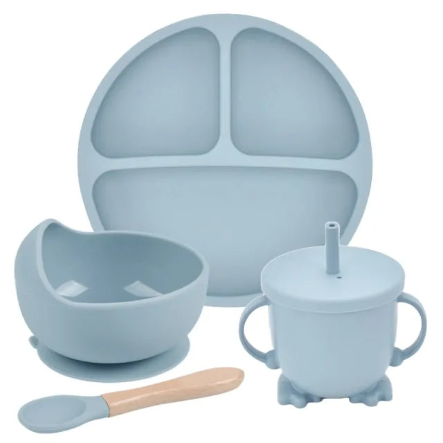 Silicone Baby Feeding Spoon Set - # BAGE21110006
