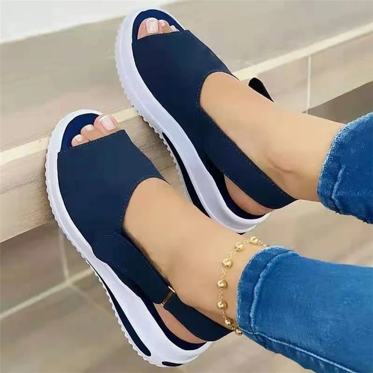 Open Toe Flat Sandals for Women - # GIAA73510006