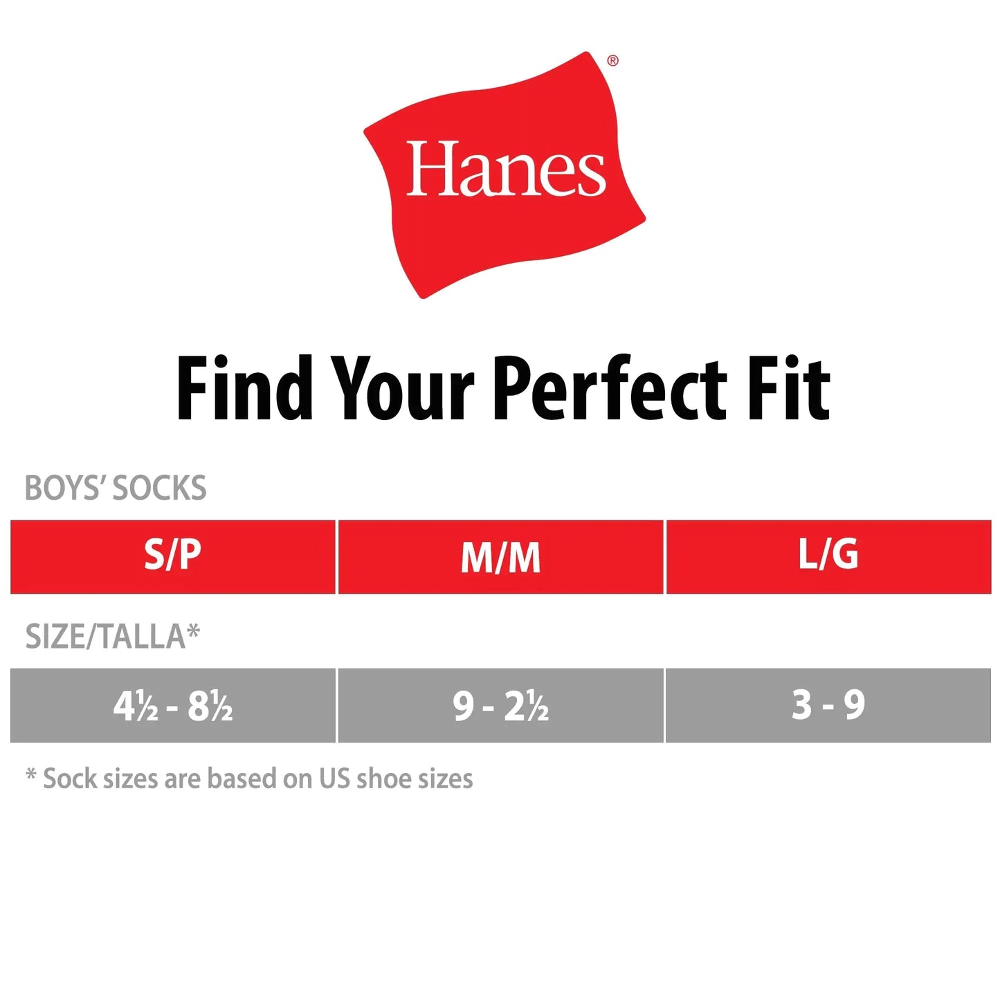 Hanes Boys' Socks, Double Tough Cushioned Crew Socks, 12-pair Packs Medium White/Grey Bottom - # BOAA11810002