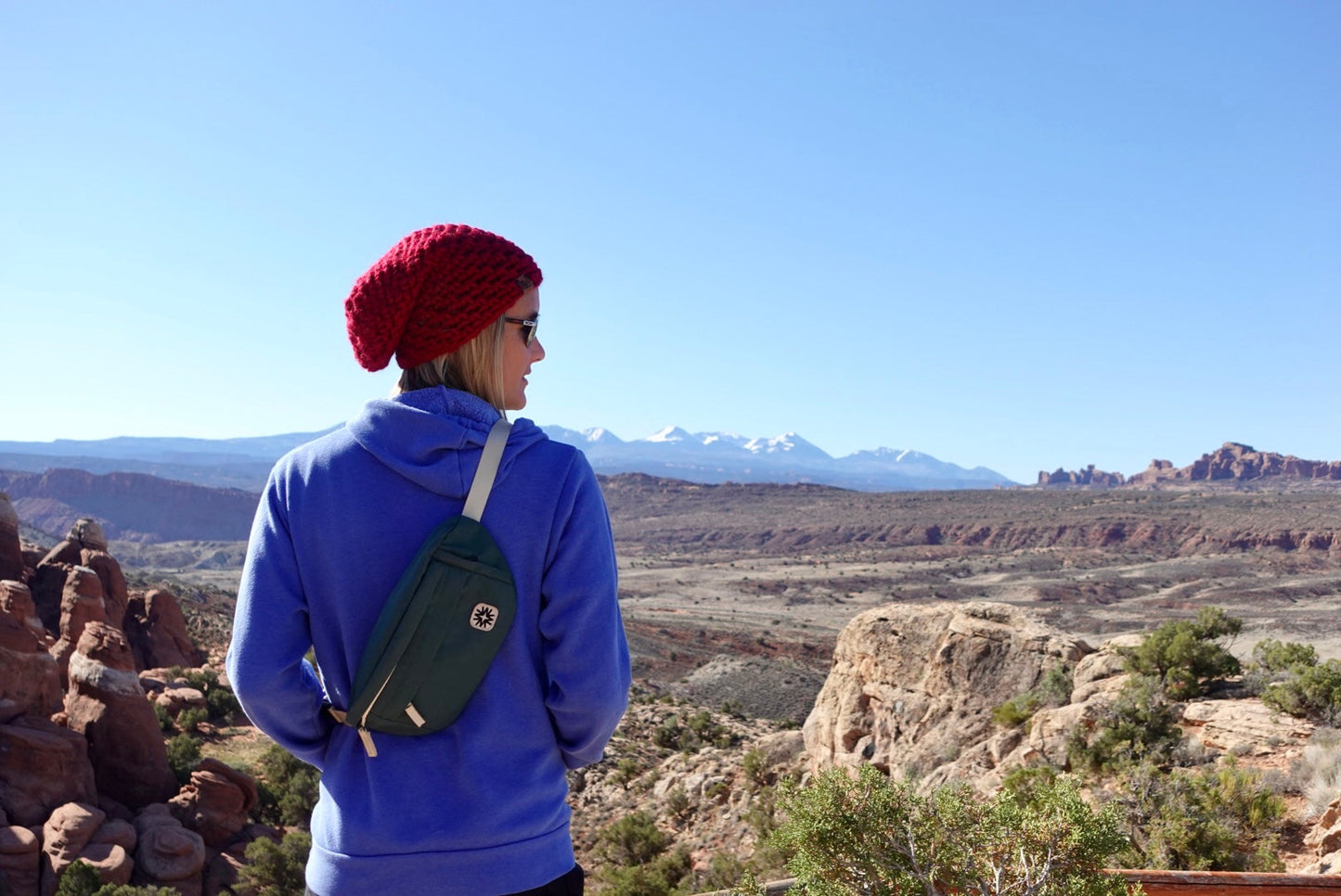 Crochet Simple Slouch Hat | Red Slouchy Beanie
