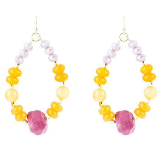 Iris Lilac Jade Earrings