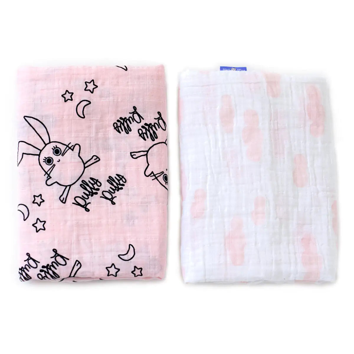 Milk&Moo Set of 2 Chancin Baby Muslin Swaddle Blanket - BAGE41210019