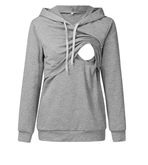 Maternity Nursing Hoodie Sweatshirt - # WOAA21510011-NURSG