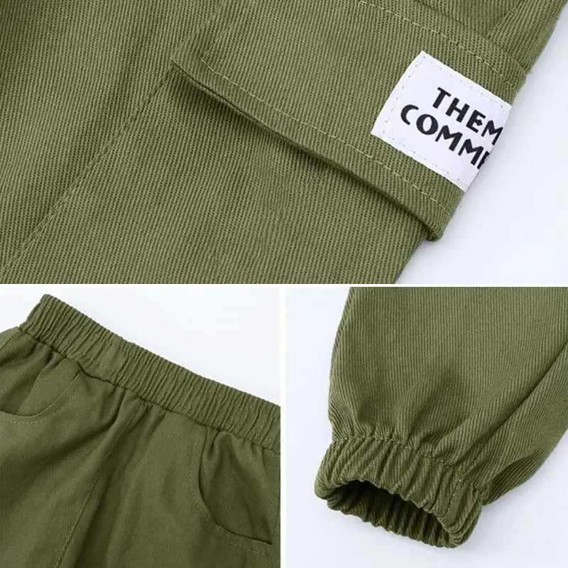 Boys Cargo Pants Spring Autumn - # BOAA11410006