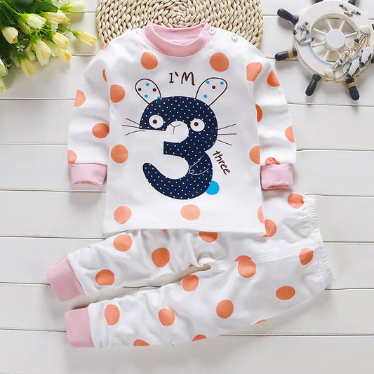 Cotton Pajama Set for Kids (Boys and Girls) - # BAAA81810014