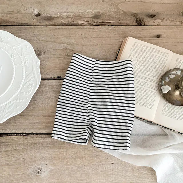 Baby Girls Boys Anti-Slip Cotton Summer Leggings - # BAAA1B1910001