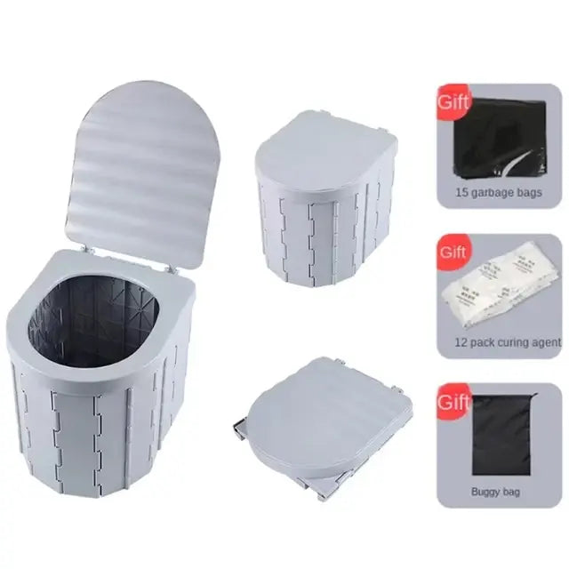Portable & Foldable Potty Camping Toilets - # BAGE31110007