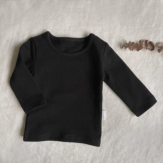 Cotton Long Sleeve T-shirts for Newborns 3-24M - # BAAA1111010005