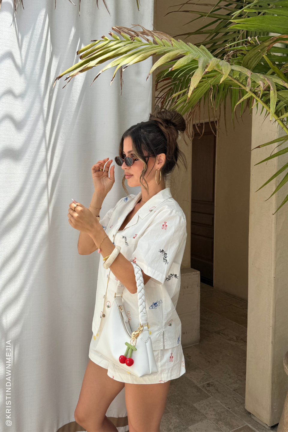 AFTER HOURS WHITE WOVEN TOP