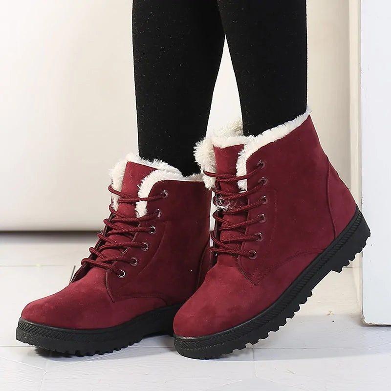 Women Winter Ankle Boots Winter Shoes - # GIAA73410001