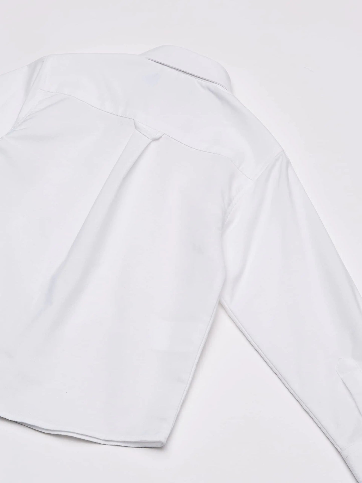 IZOD Boys' Long Sleeve Solid Button-Down Collared Oxford Shirt with Chest Pocket 2T White - # BOAA11510006