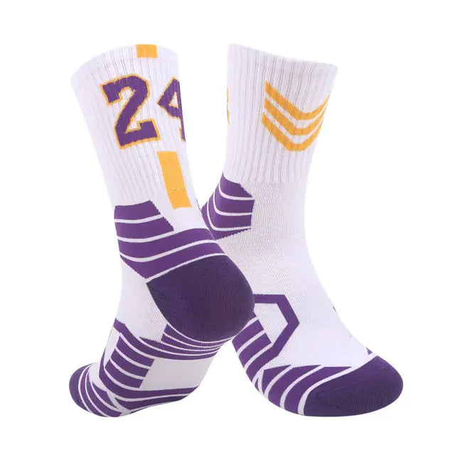 Breathable Non-Slip Professional Basketball Socks for Men, Women, and Kids - Ideal for Sports, Cycling, Climbing, and Running - # BOAA13810001