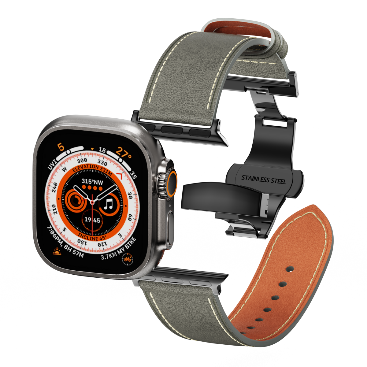 Leather Butterfly Band – Ideal Gift for Apple Watch