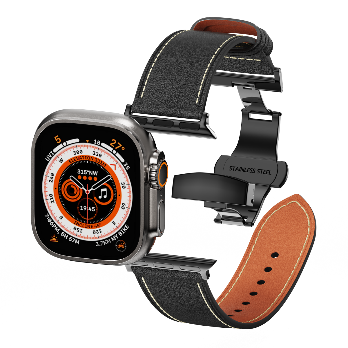 Leather Butterfly Band – Ideal Gift for Apple Watch