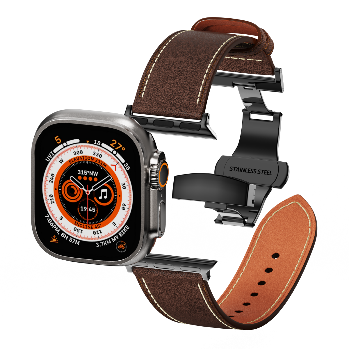 Leather Butterfly Band – Ideal Gift for Apple Watch