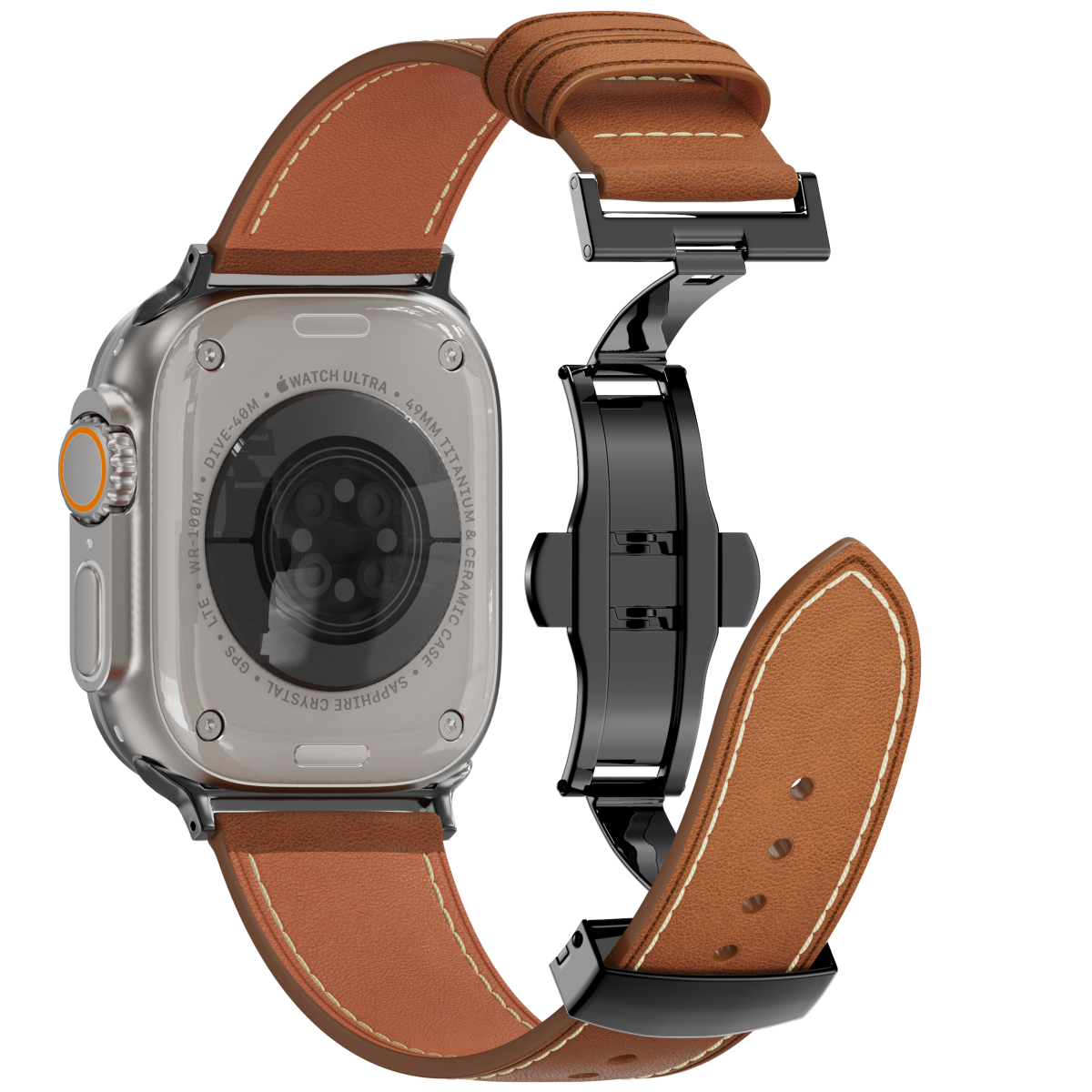 Leather Butterfly Band – Ideal Gift for Apple Watch