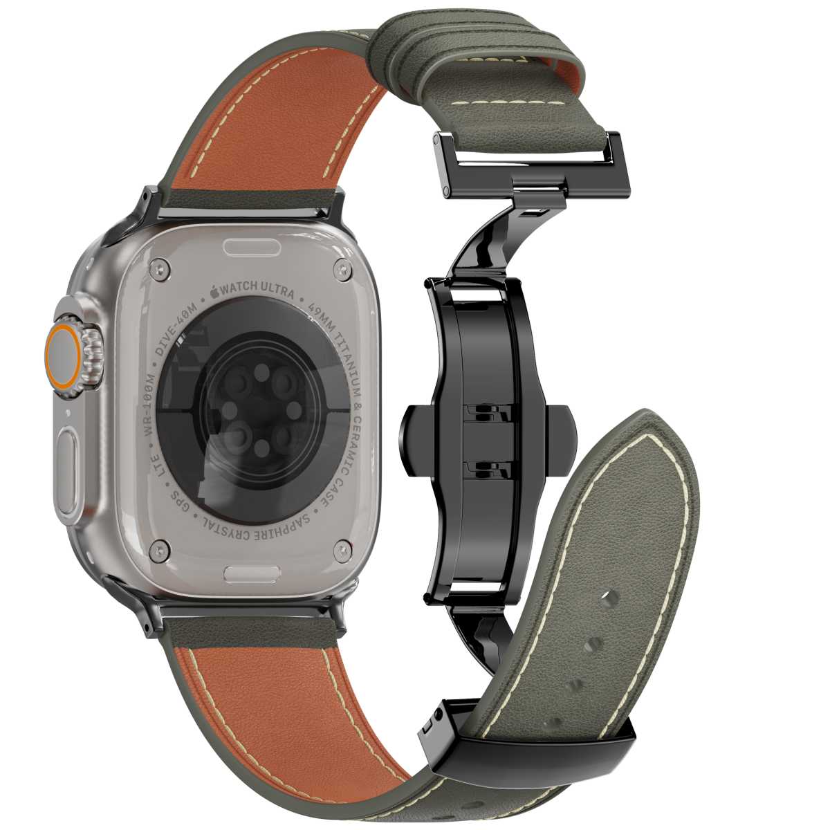 Leather Butterfly Band – Ideal Gift for Apple Watch