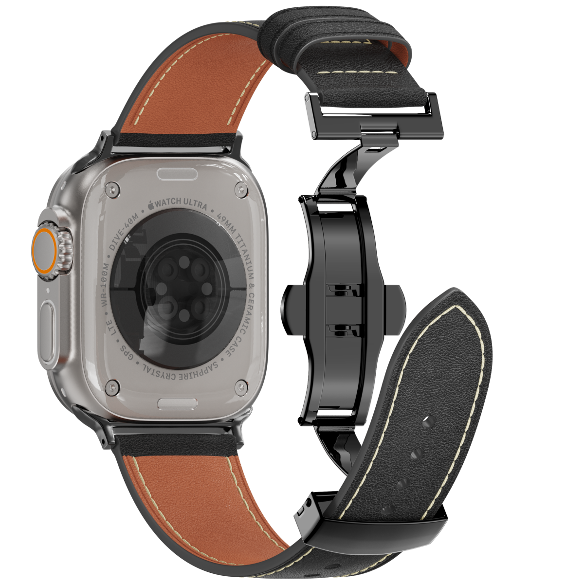 Leather Butterfly Band – Ideal Gift for Apple Watch