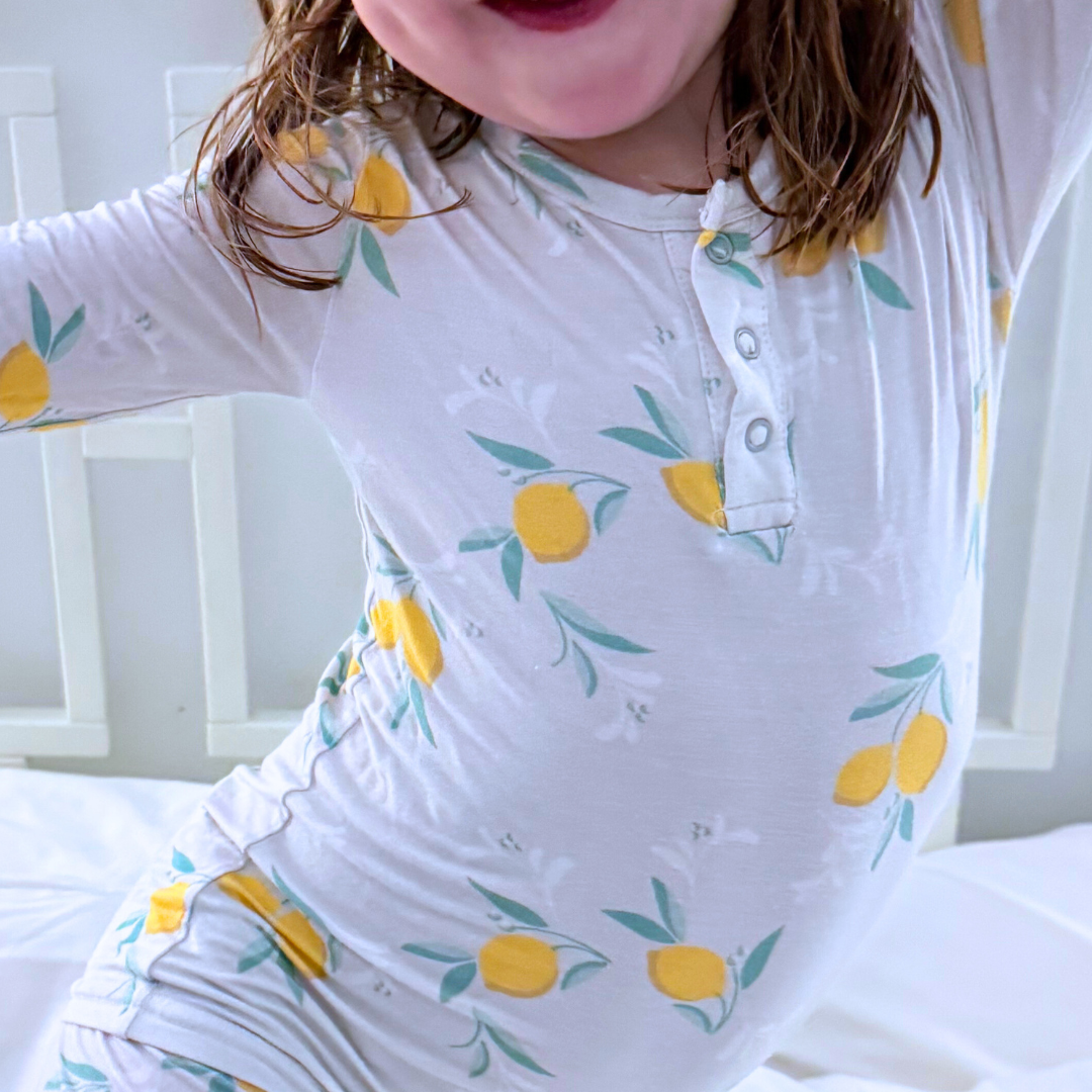 Amalfi Coast Lemon Gray Two-Piece Set