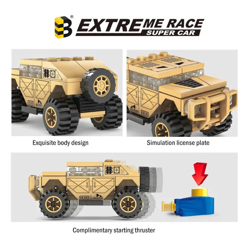 Building Block Garage Car Toys - # BOT&G53710008