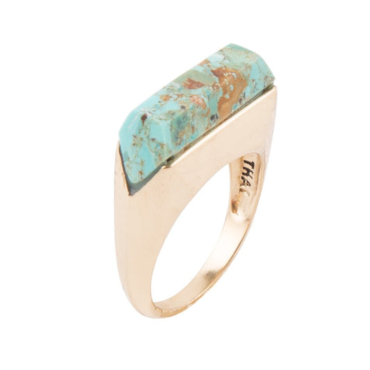 Linear Ring - Turquoise