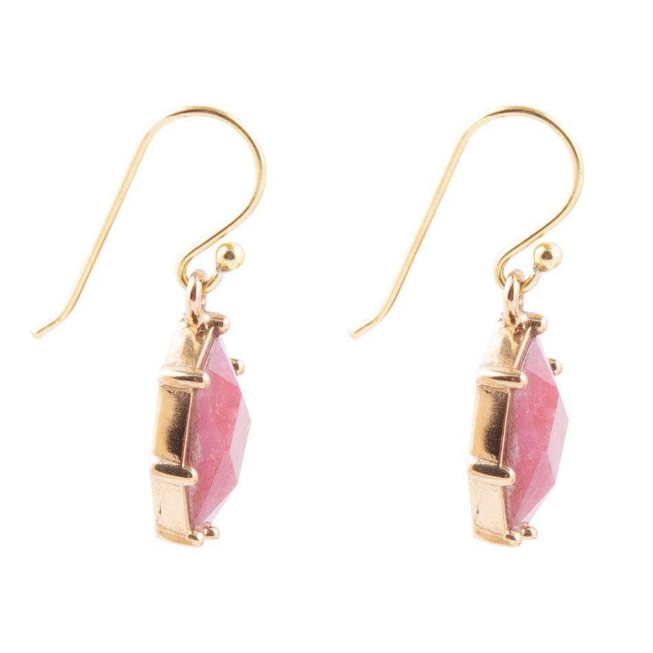 Lucky 7's Earrings - Rhodonite
