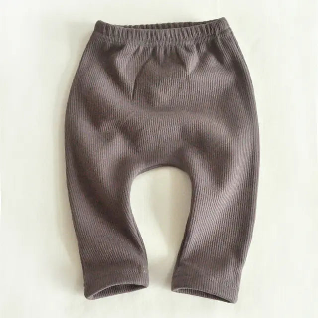 Thick Warm Velvet High Waist Pants for Baby Girls - BAAA1B1510010