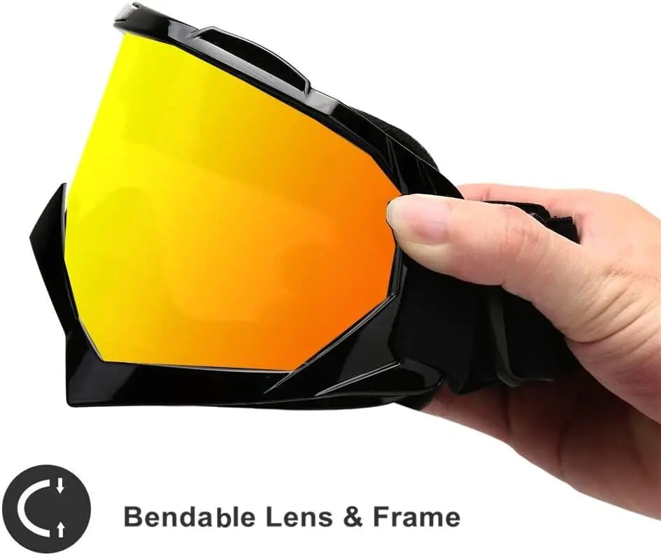 Motocross Goggles Racing Off-Road Dirt Bike ATV UTV BMX MX XC Motorcycle Eyewear - # BOAA221810001