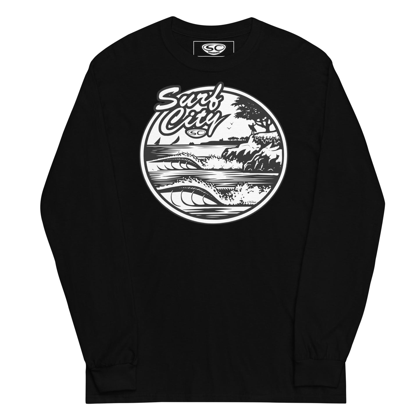 Santa Cruz Surf Shop Surf City Men’s Long Sleeve Shirt