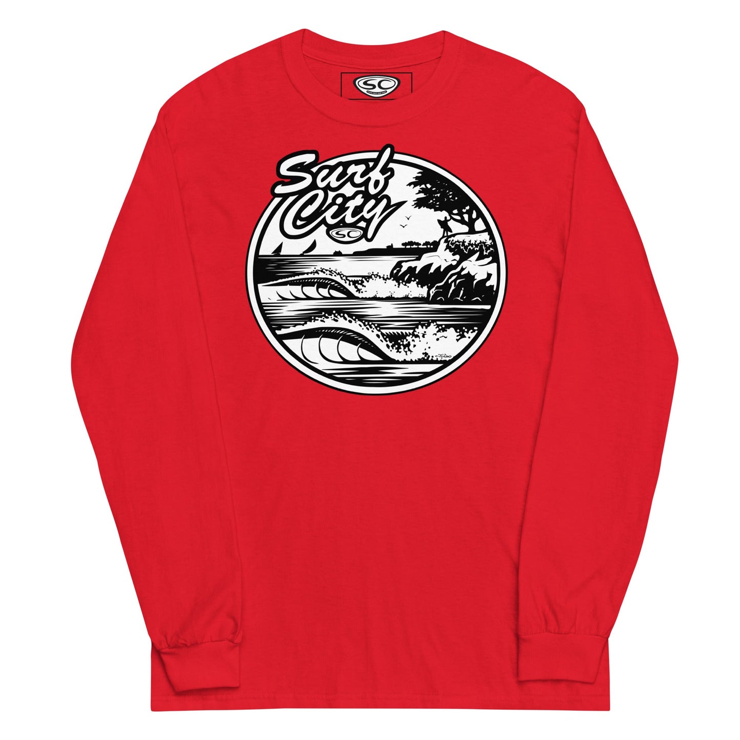 Santa Cruz Surf Shop Surf City Men’s Long Sleeve Shirt