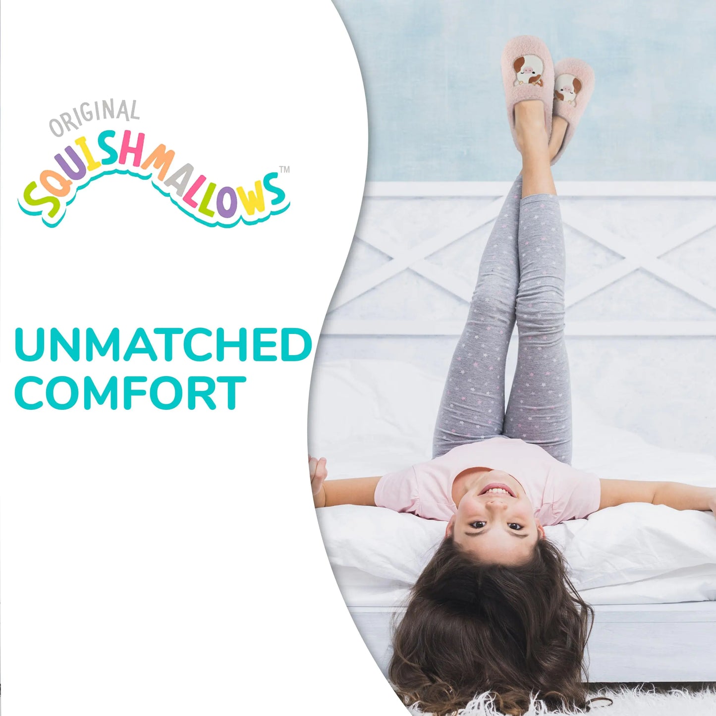 Squishmallows Kids Slippers and Womens Slippers Gifts for Women Extra Cozy Fuzzy House Slippers Slip On Ronnie the Cow 11-12 Little Kid - # GIAA73610004