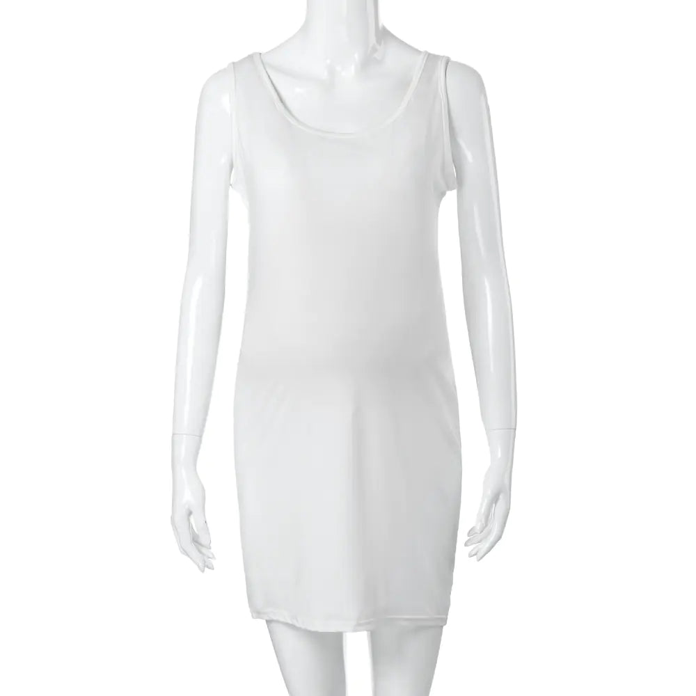 Sleeveless Dress for Expecting Mothers - Simple Style - # WOAA211410009 - PRG