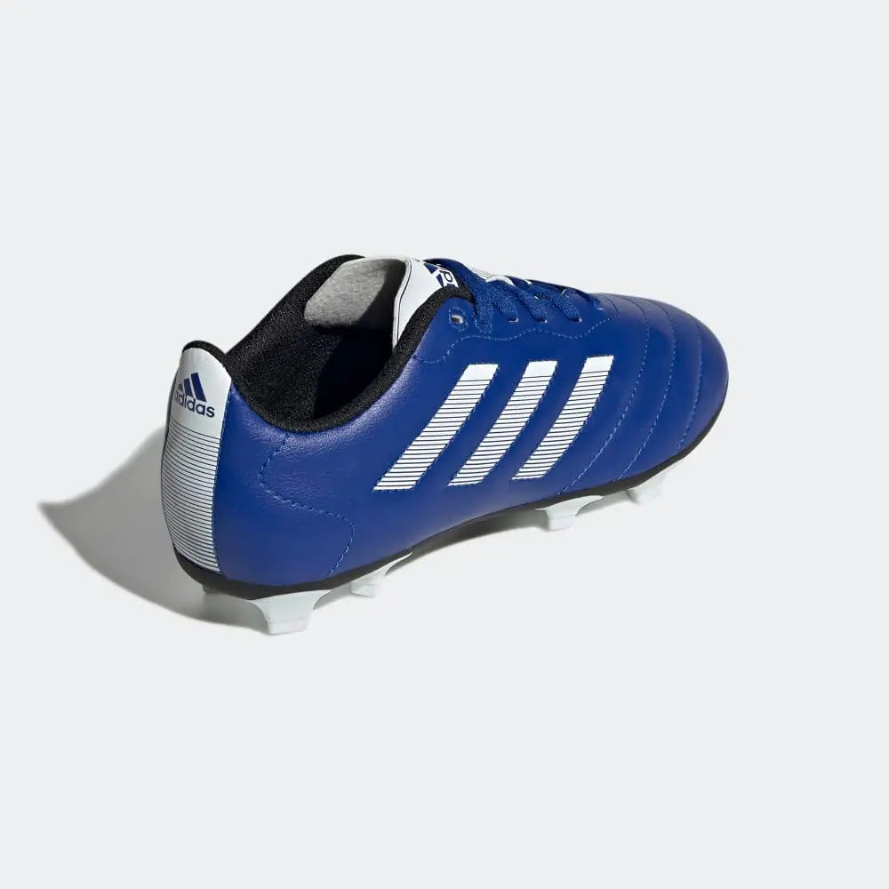 Adidas Unisex-Child Goletto VIII Firm Ground Soccer Shoe 11 Little Kid Team Royal Blue/White/Black - # BOAA71110004