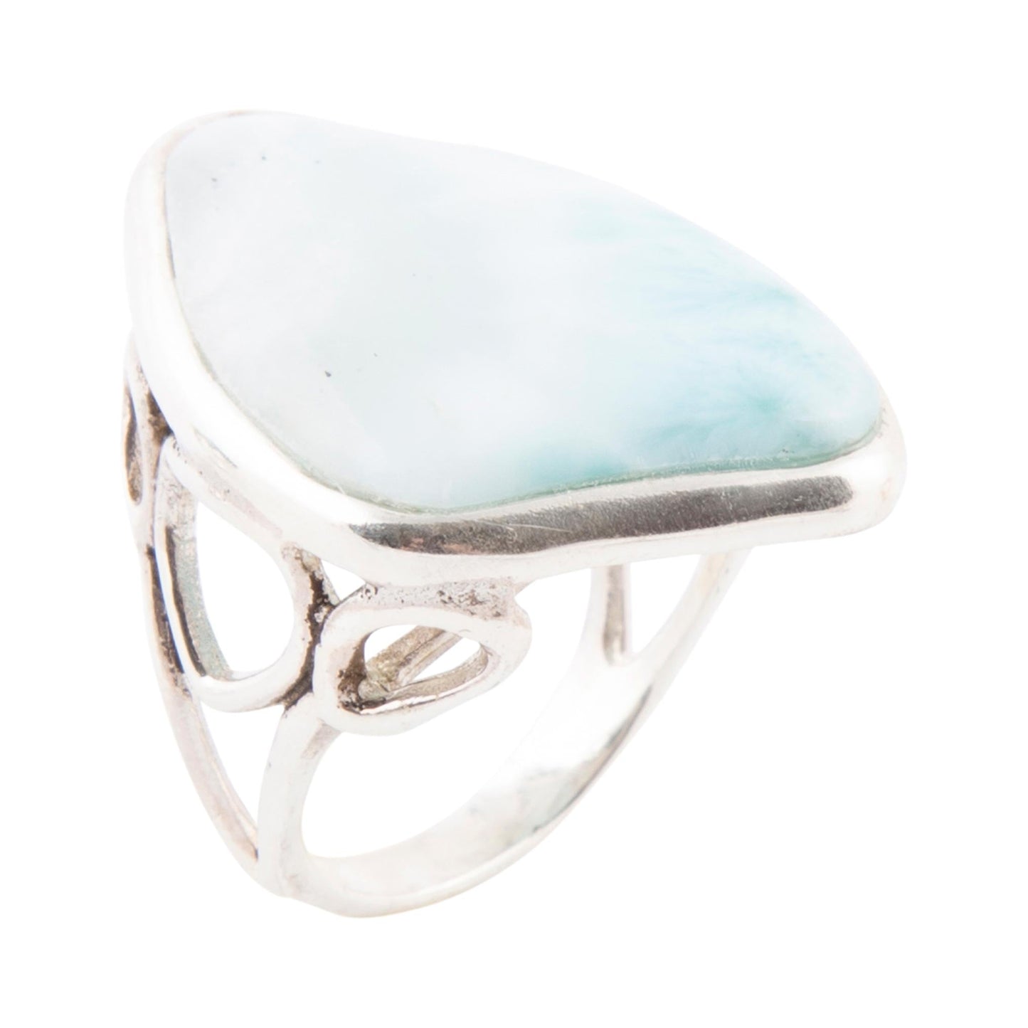 Natural Wonders Blue Larimar and Sterling Silver Ring