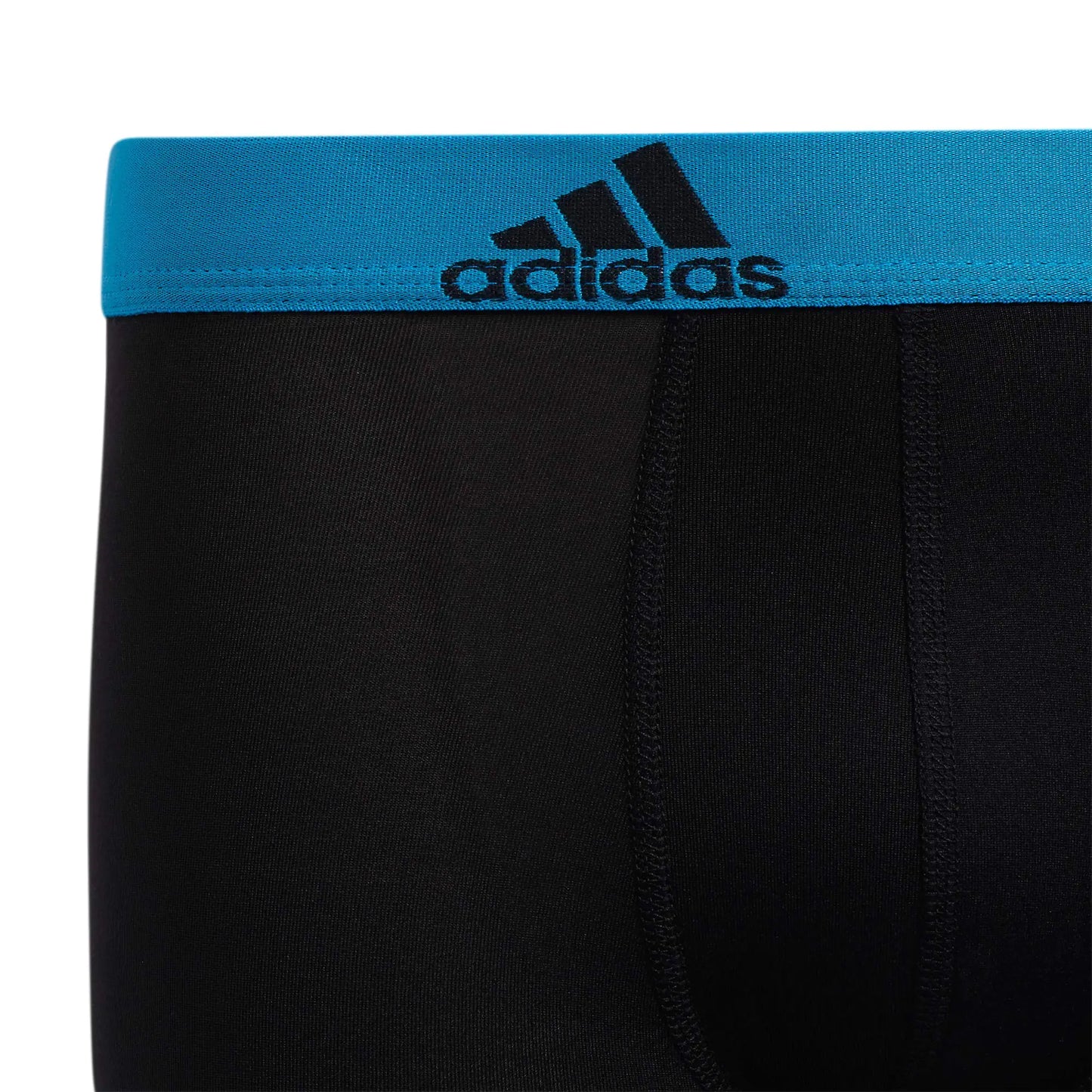 adidas Kids-Boy's Performance Boxer Briefs Underwear (4-Pack) Large Black/Solar Blue/Semi Solar Slime Green - # BOAA121410001