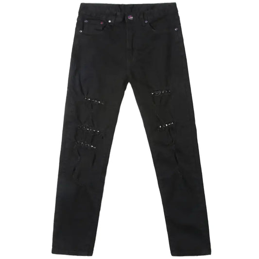 Rivet Cut Trousers - # BOAA13410023