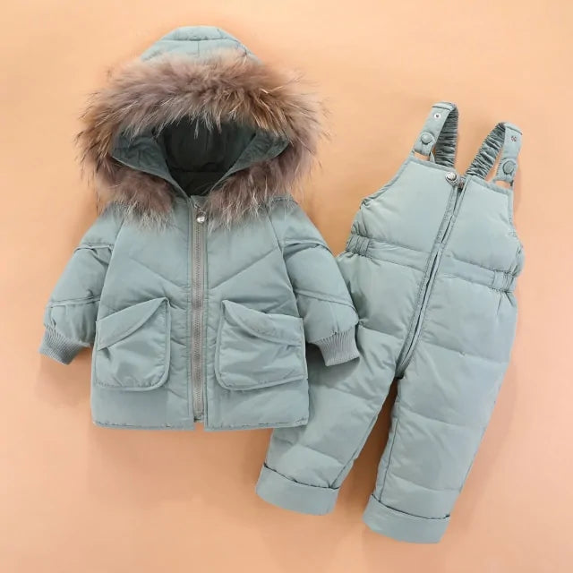 Winter Baby Snowsuit Hooded - # BOAA111010011