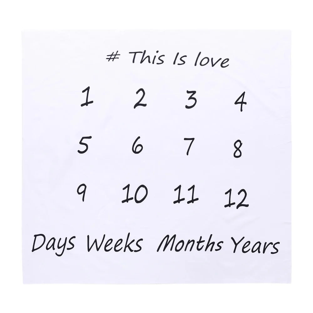 Newborn Baby Milestone Photography Blanket - # BAGE41110002