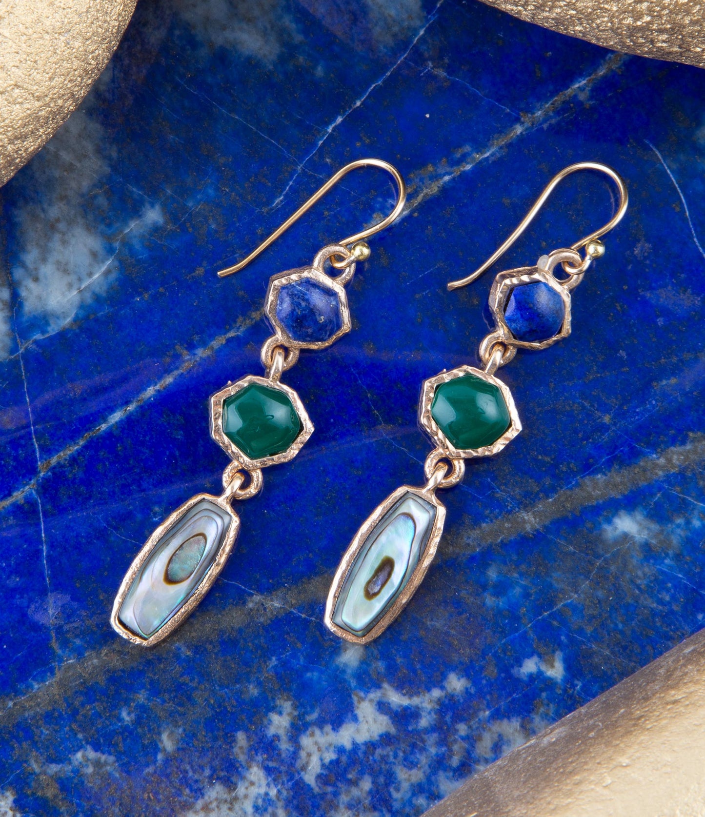 Odyssey Lapis Multi-Stone Earrings