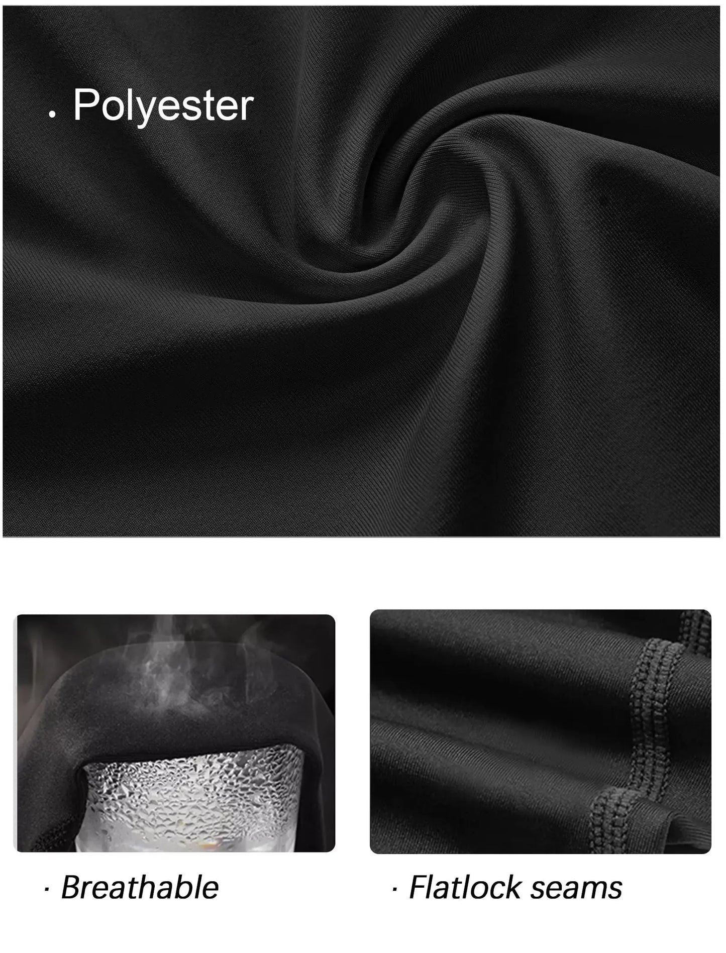 4 or 3 Pack Youth Boys' Compression Leggings Tights Athletic Pants Sports Base Layer for Kids Cold Gear X-Large Black(4 Pack Shirts) - # BOAA13110002