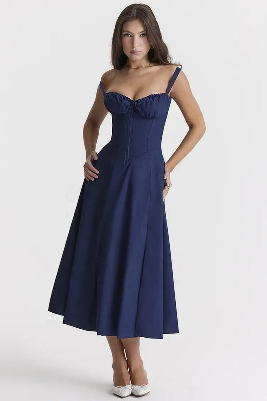 Elegant Vintage Pleated Dresses - # GIAA231710007