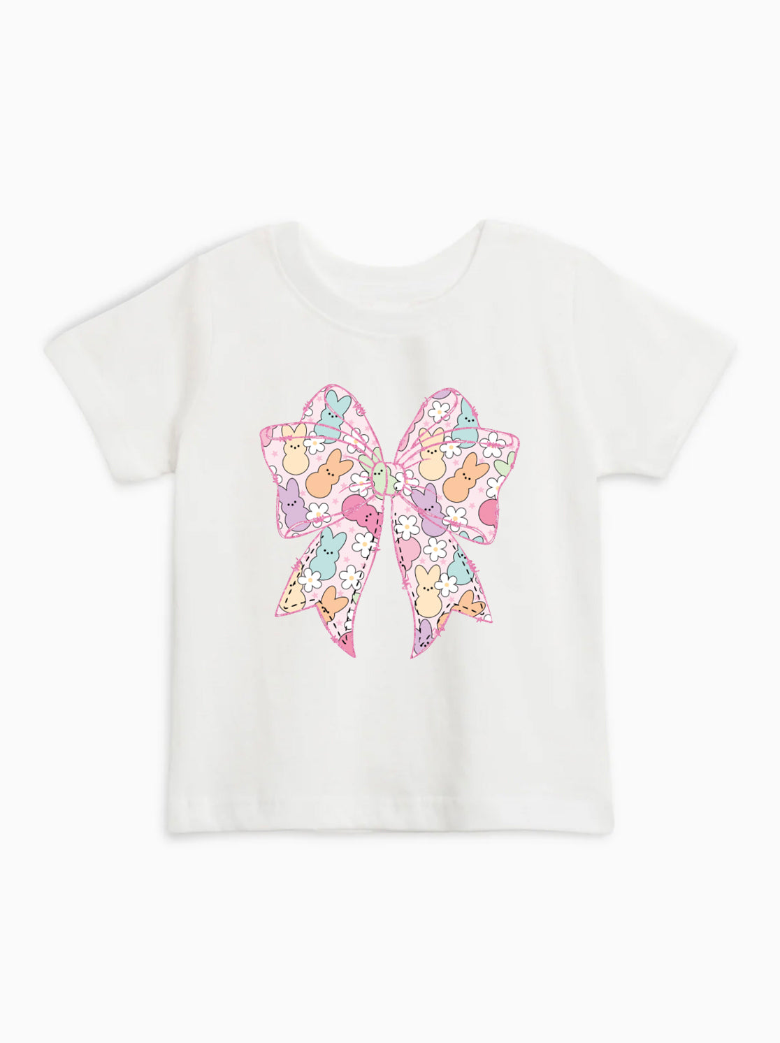 Easter Egg Bunny Ribbon Organic Cotton Baby And Kids Tee Easter Christian