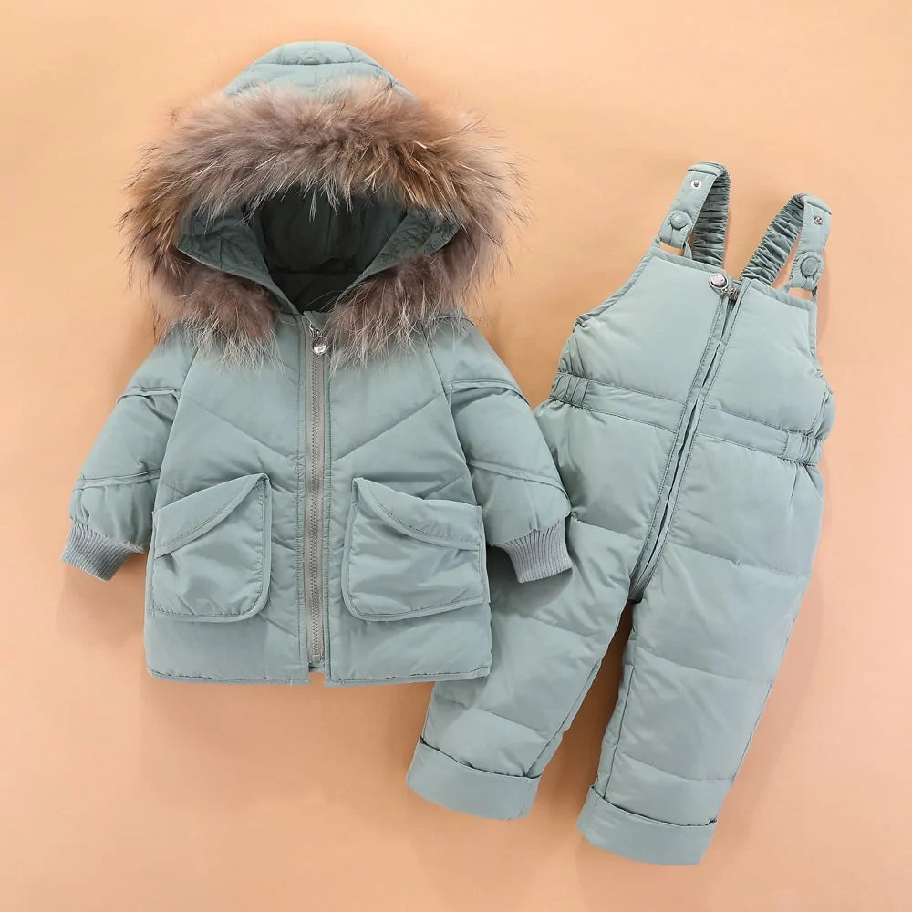 Winter Baby Snowsuit Hooded - # BOAA111010011