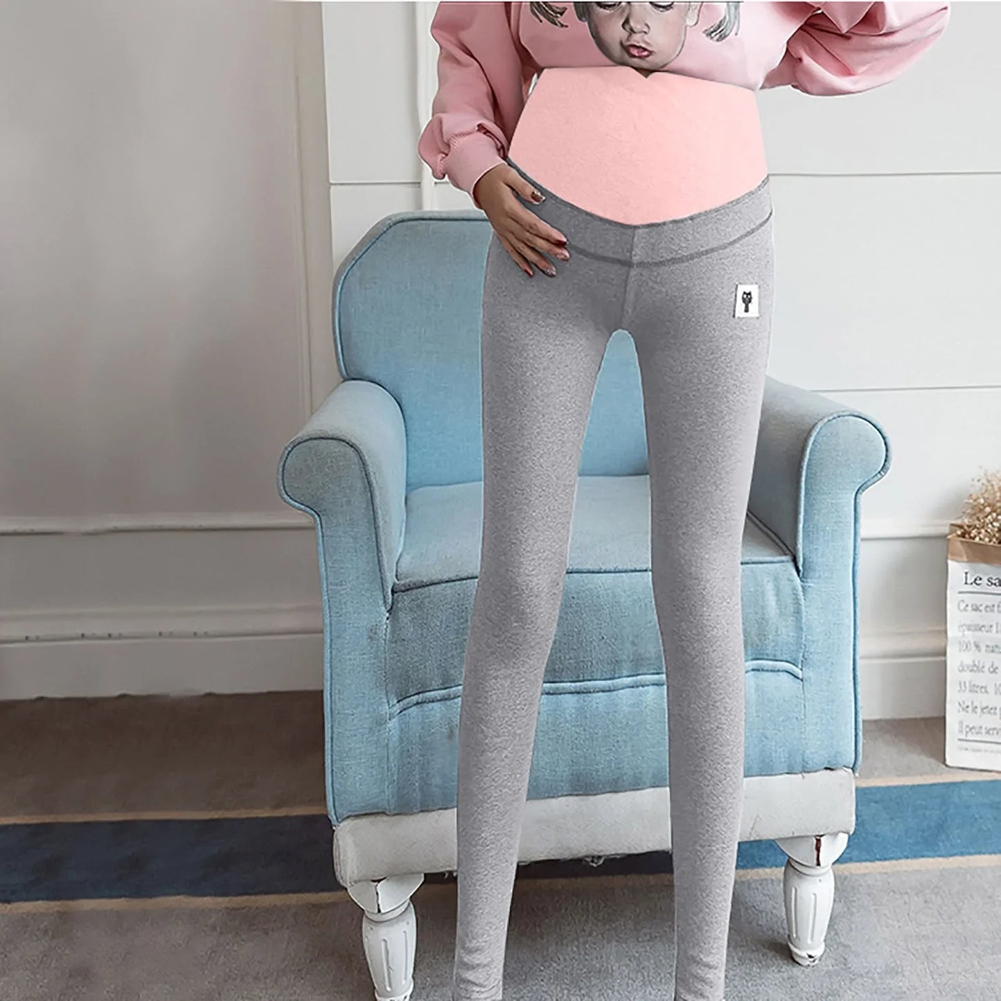 Adjustable Maternity Pants - # WOAA21410004-PRG