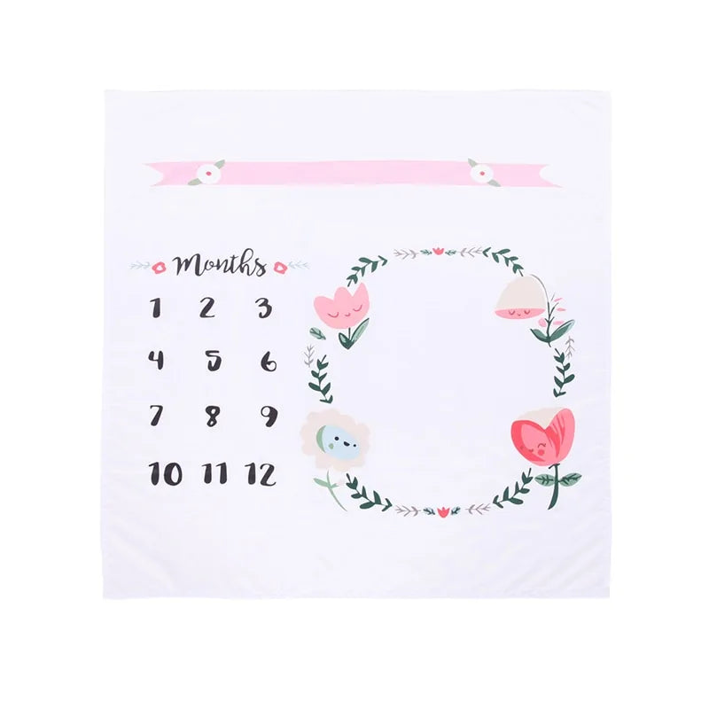 Newborn Baby Milestone Photography Blanket - # BAGE41110002