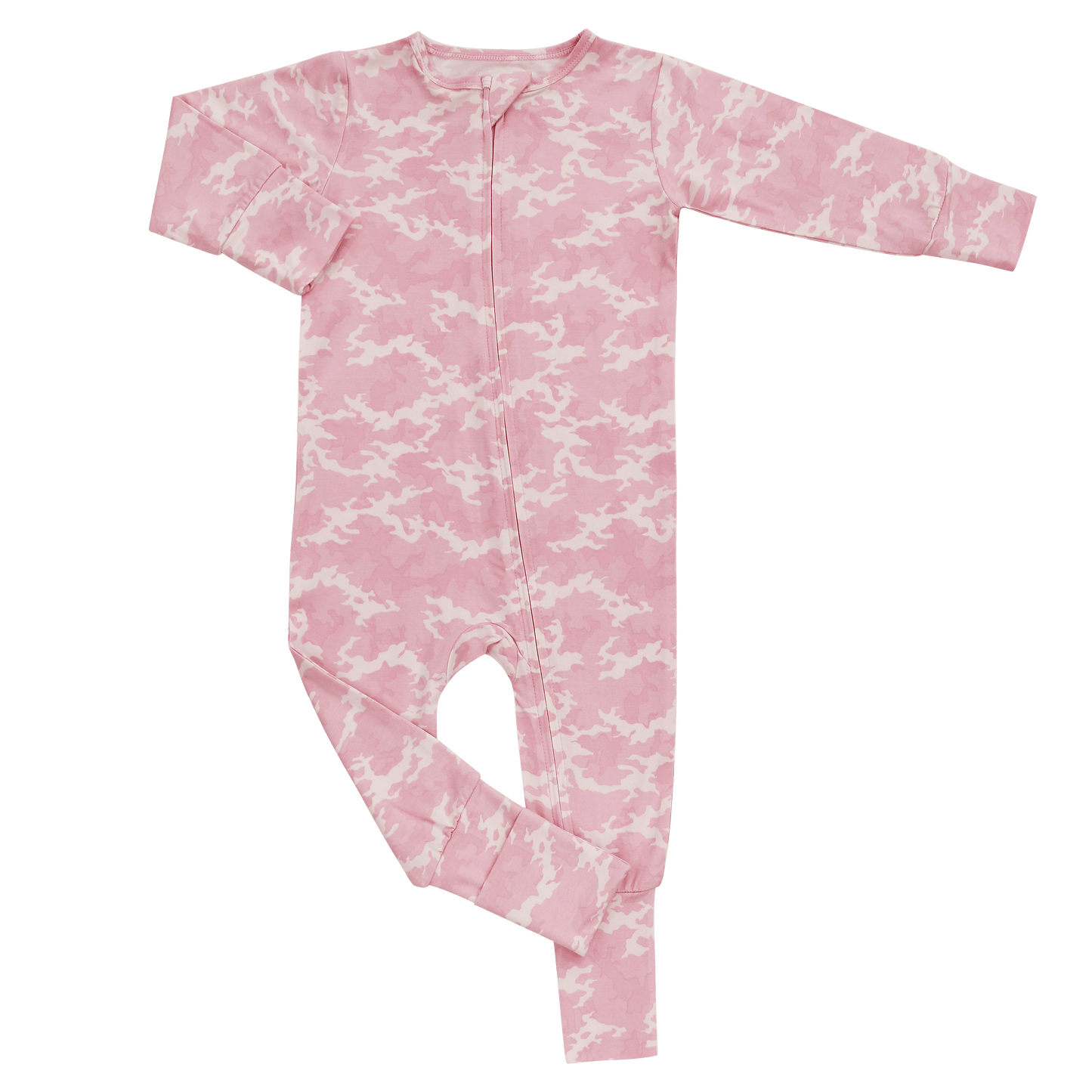 Pink Camouflage Convertible Romper
