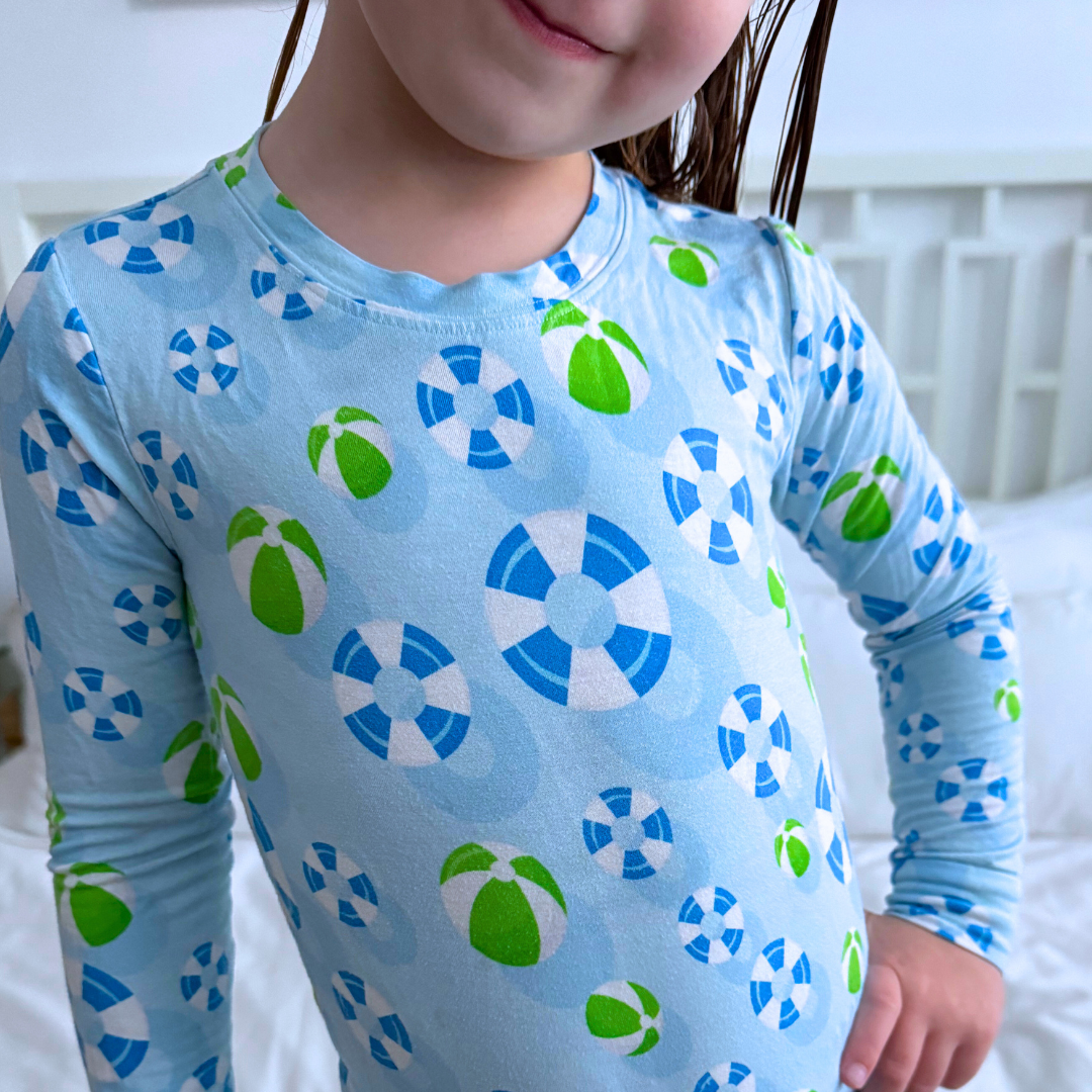 Hamptons Pool Party Green Two-Piece Set